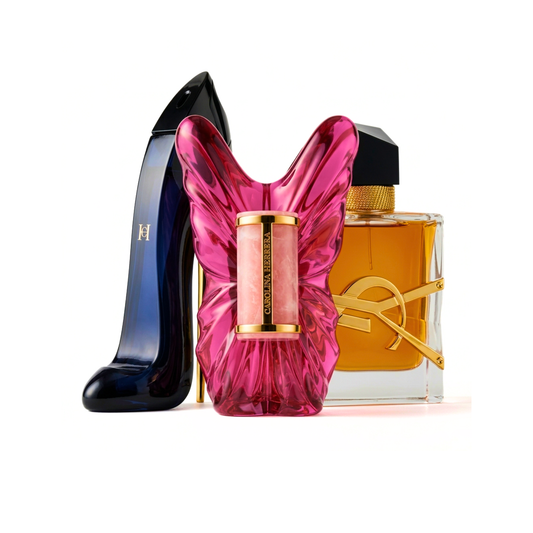 3 Parfüm Készlet | Carolina Herrera Good Girl + Carolina Herrera La Bomba + Yves Saint Laurent Libre Intense 100 ml