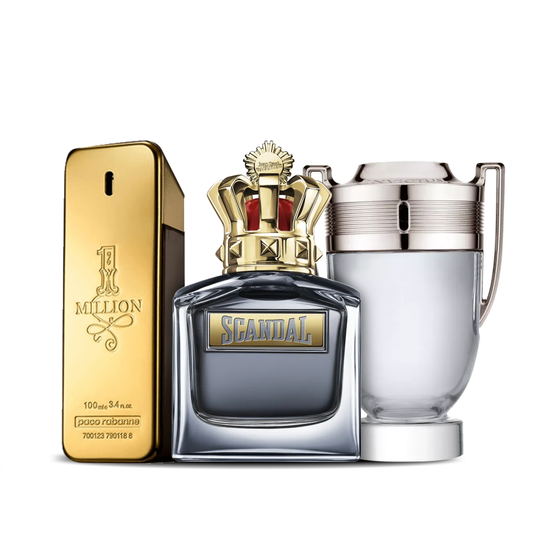 3 Parfüm Készlet | Invictus + Scandal Men + One Million 100 ml