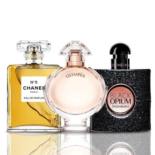3 Parfüm Készlet | Black Opium + Chanel N°5 + Olympea 100 ml